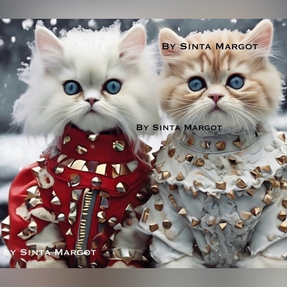 Hand Crafted Other - Digital art by me of cute pets as a print NWT shirts are being made